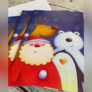 NEW. Pack of 8 Christmas Cards + 8 envelopes